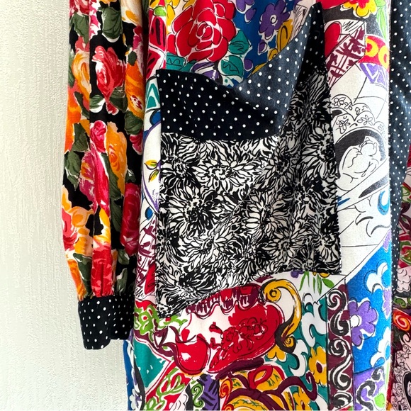 Vintage Suttles & Seawinds Bold Print Duster - Picture 8 of 11